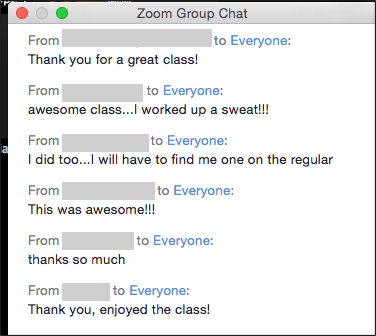 Class comments Class comments