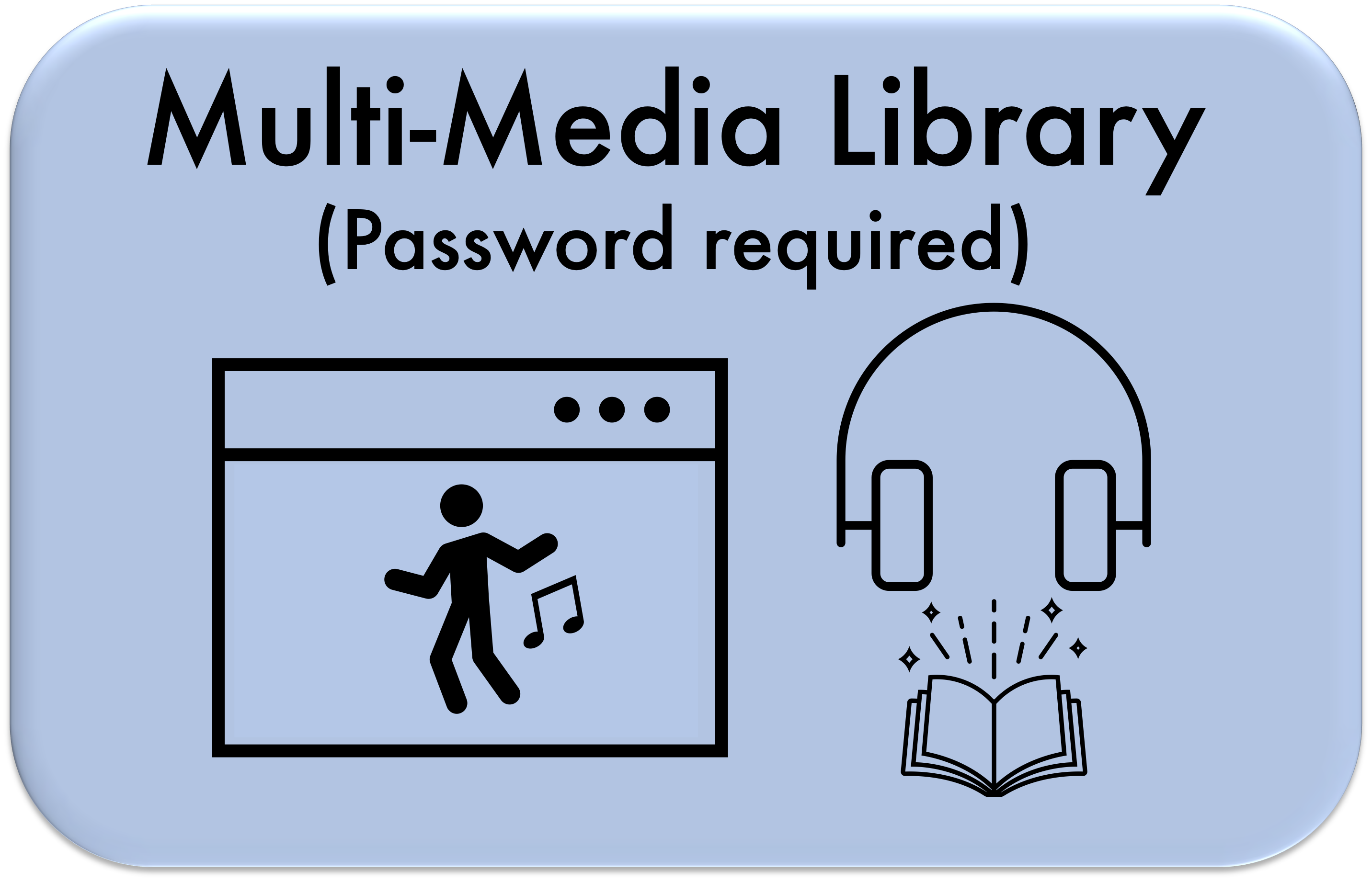 MultiMedia library button